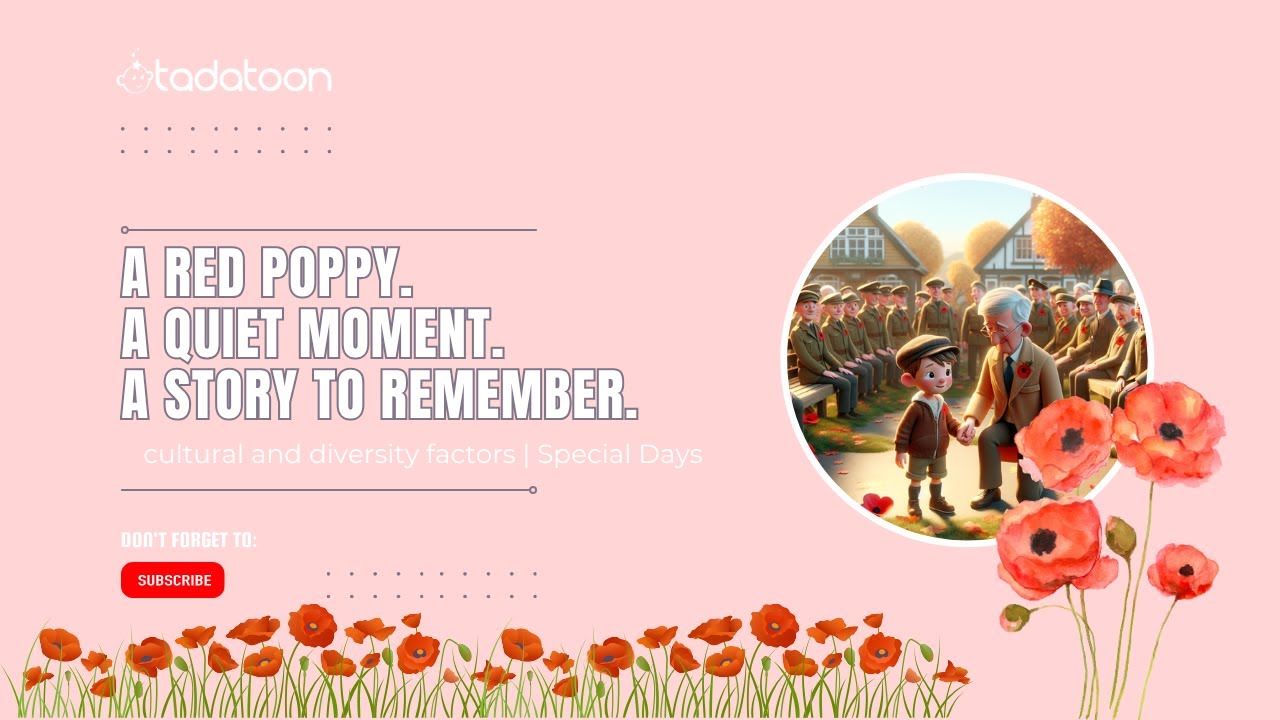 Andy’s Red Poppy: A Kids’ Remembrance Day Story 🌺