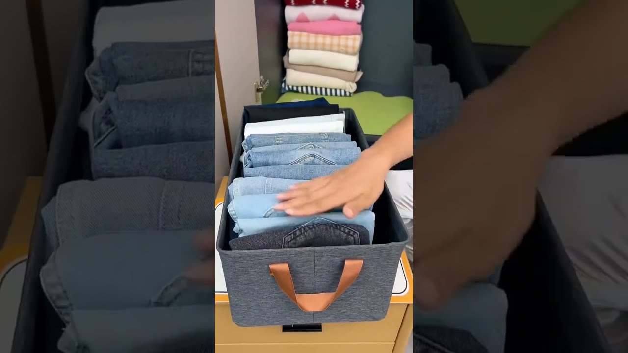 Declutter Your Closet with the Smart Storage Clothes Organizer 🧺