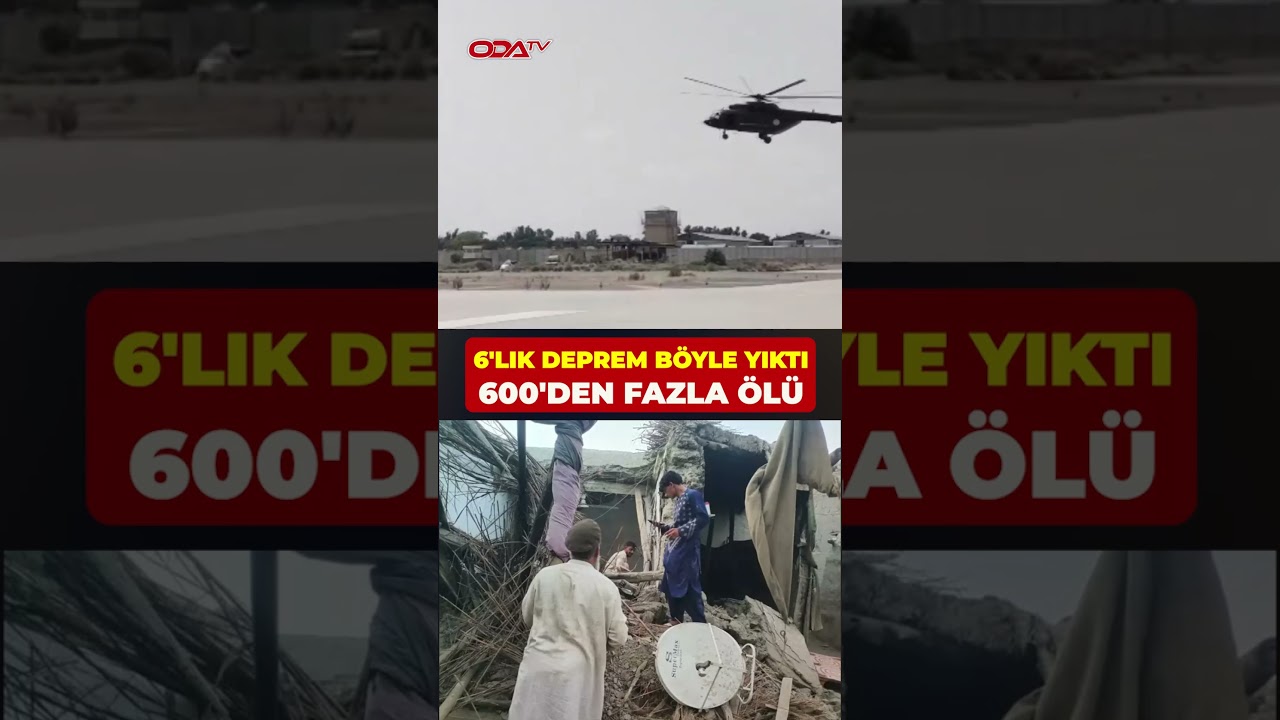 Afganistan'da 6 büyüklüğünde deprem: 600'den fazla ölü ve 1500'den fazla yaralı 😢