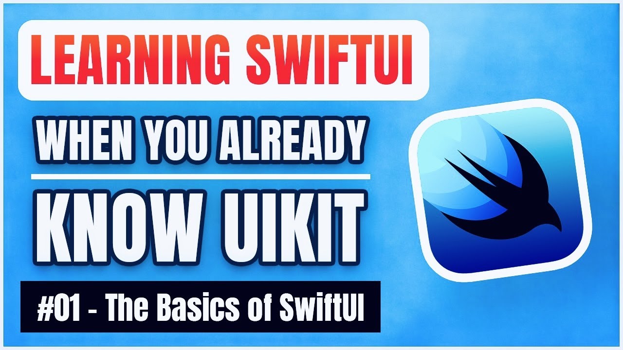 Learning SwiftUI, when you already know UIKit βΒ The Basics of SwiftUI π± (free iOS tutorial)