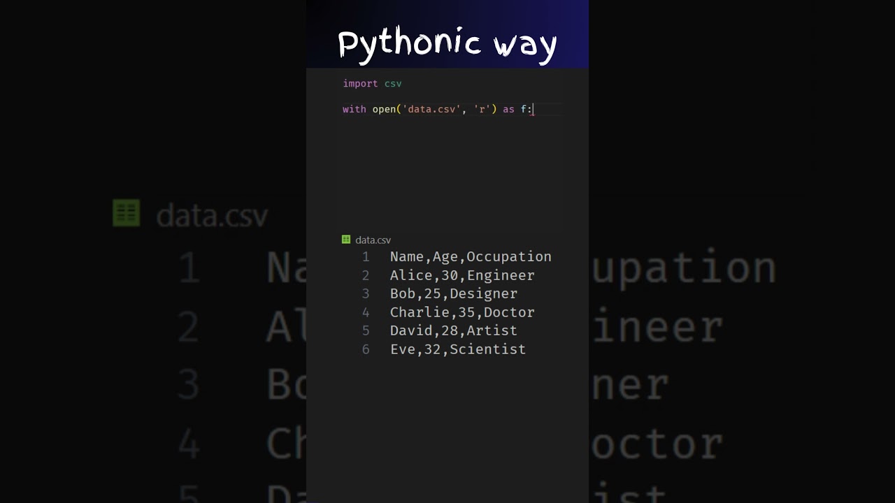 3 Fast Ways to Read CSV Files in Python π