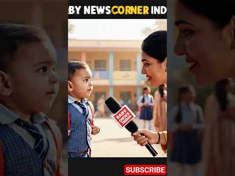 “बेबी की इंग्लिश टेंशन 😂 | BABY NEWS CORNER INDIA Exclusive”baby video