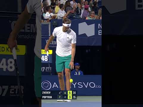 Cold From Alexander Zverev As He Locks In In Toronto 🥶