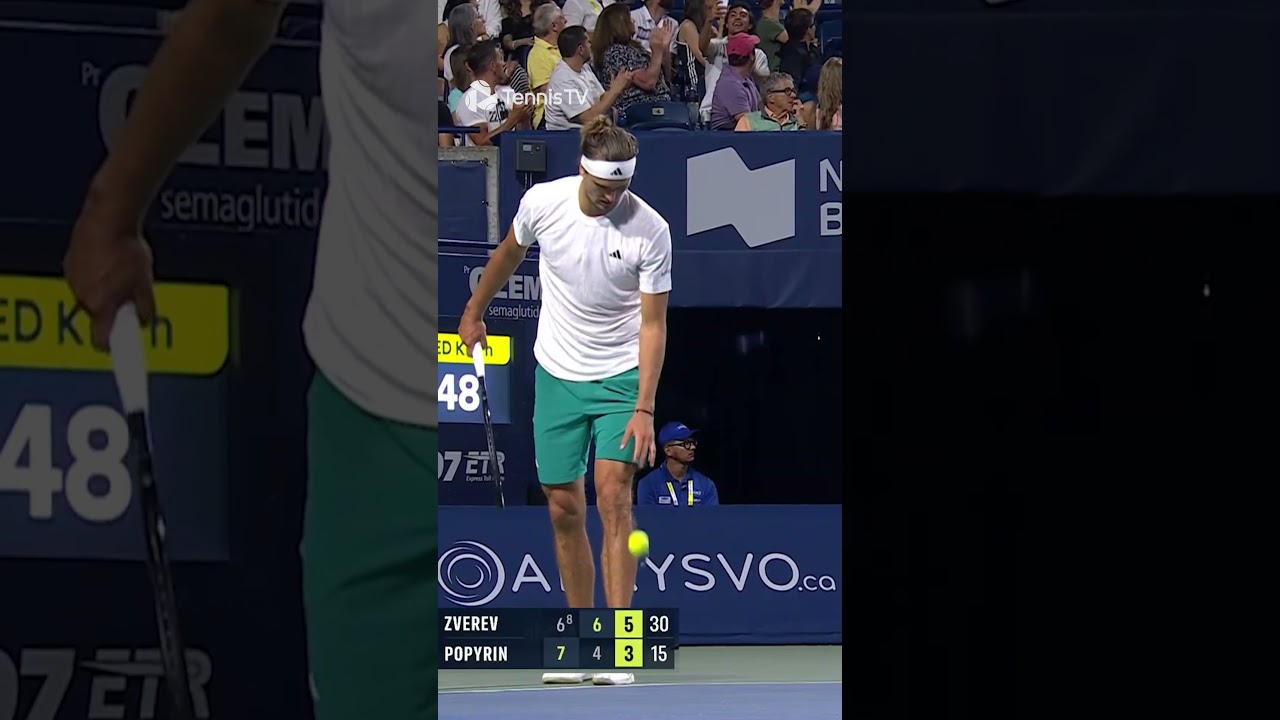 Alexander Zverev Sends Cold Message as He Secures Win in Toronto ❄️