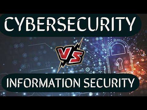 Difference between Cybersecurity and Information Security #cybersecurity #Information_Security