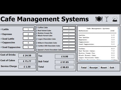How to Create Cafe Management Systems in Java NetBeans - Tutorial 3