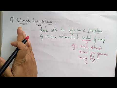 TOC introduction | TOC | Lec-01 | Bhanu Priya