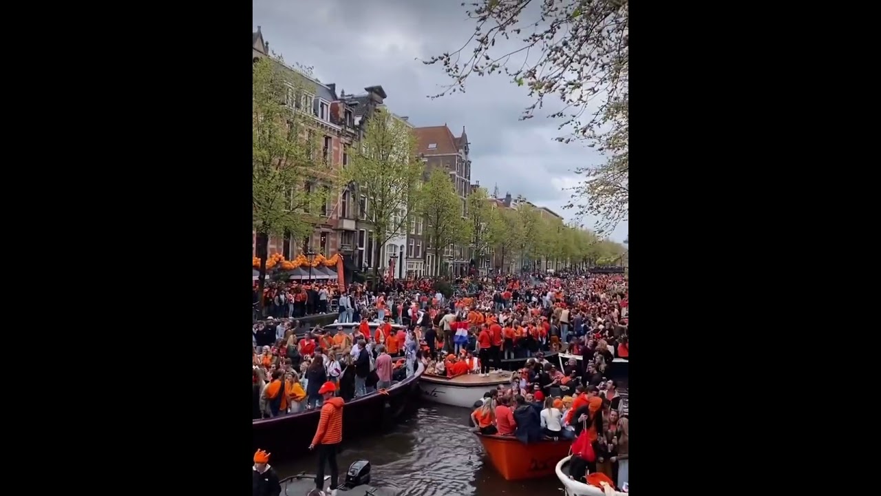 Kings Day 2024 in Amsterdam 🎉