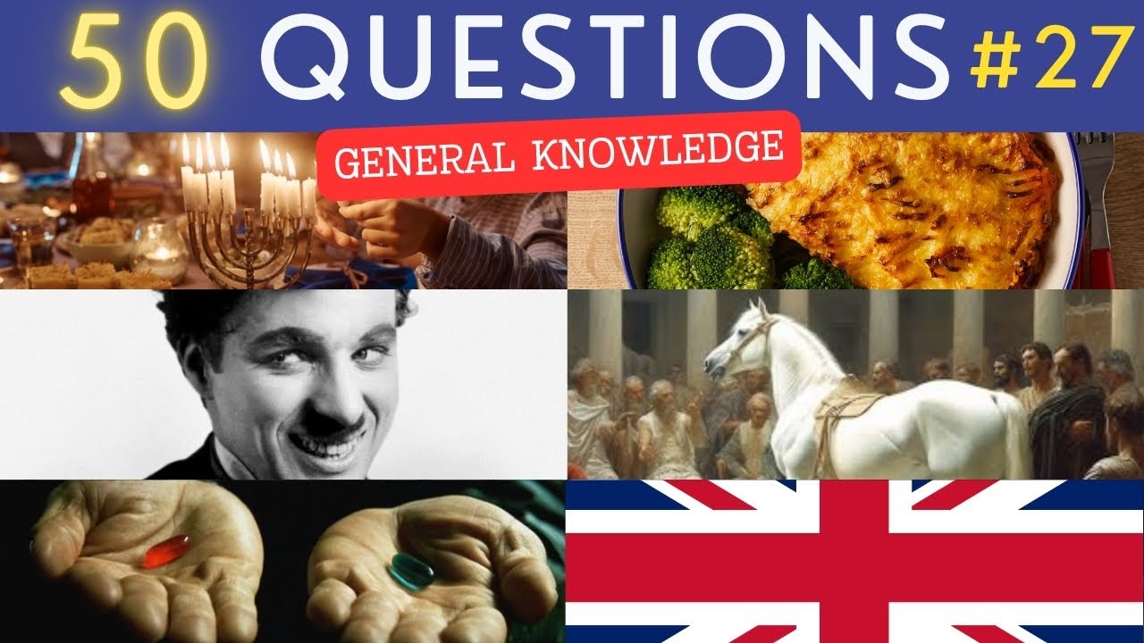 The General Knowledge Quiz #27 | 50 Trivia Questions for Pub Quiz Enthusiasts