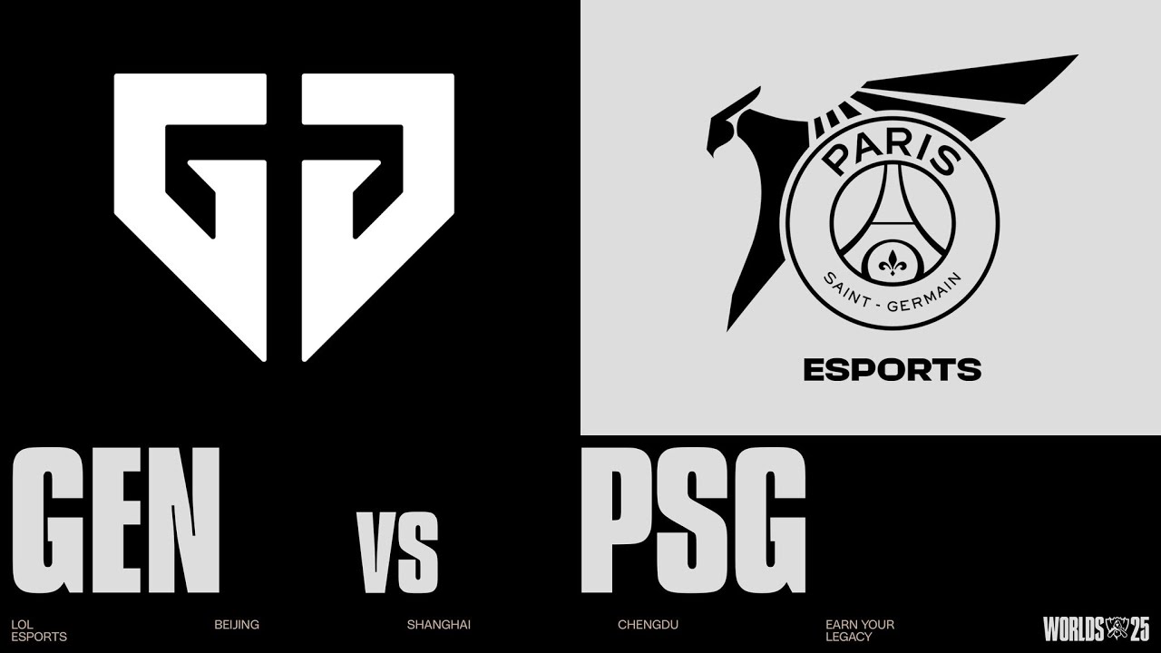 GEN vs PSG | Worlds 2025 | Swiss ๐จ๐ญ