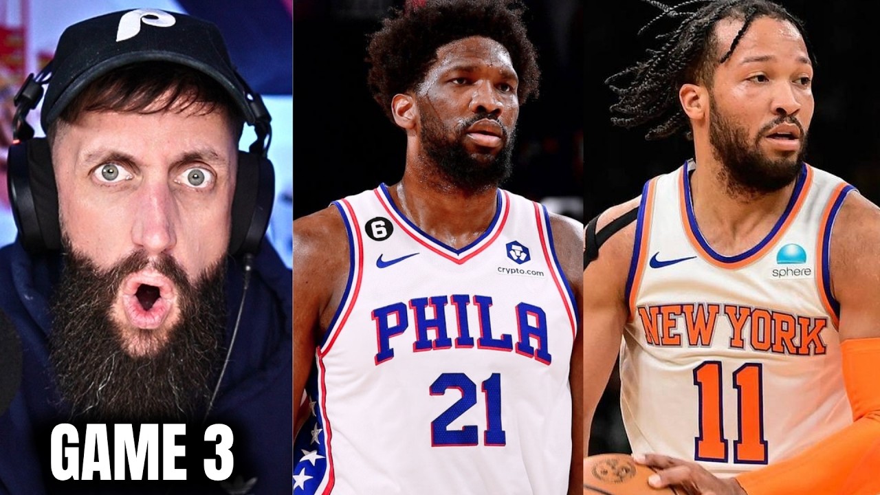 ITS OVER. THE SIXERS ARE DONE. PAUL GEORGE & JOEL EMBIID ARE DINOSAURS. KNICKS WIN.