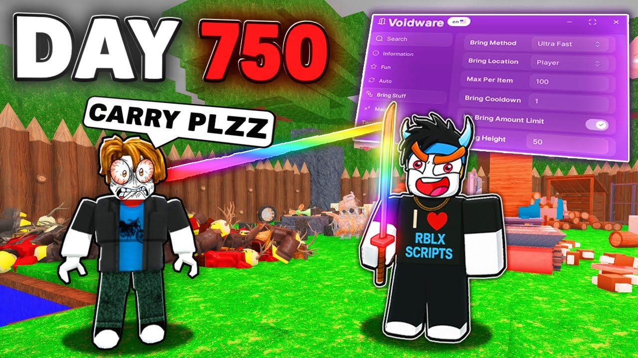 Carried a Noob with Hacks in 99 Nights Forest 📝