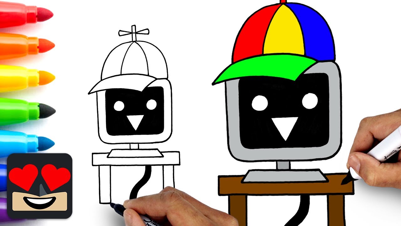 How to Draw Mr Fun Computer from Sprunki π¨