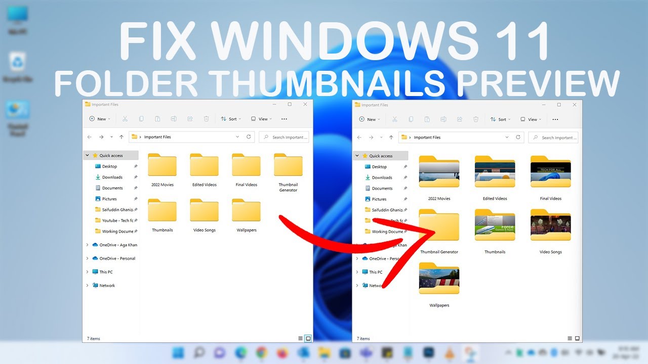 How to Fix Folder Thumbnails Not Showing On Windows 11?