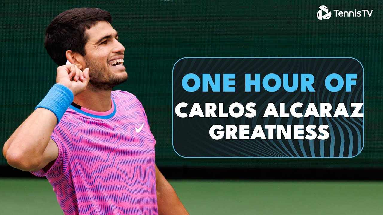1 Hour of Carlos Alcaraz's Incredible Tennis Highlights ๐พ