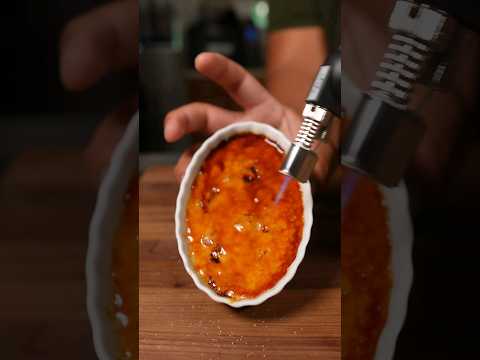 Creme Brulee that anyone can make, and it's delicious. #desert #baking #cremebrulee