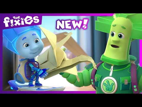 Origami - The Fixies | Nolik's Attempt to Make a Paper Crane