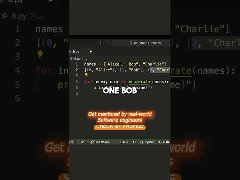 Did you know about this function in python?