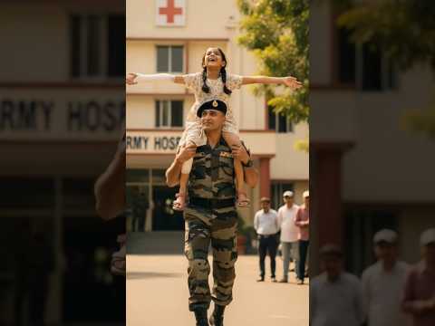 Indian Army Officer Saved a Girl | Heart Touching Short Film #ai #viralvideo