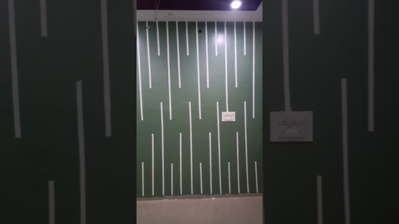 Masking tape wall painting #shorts #youtubeshorts #maskingtape