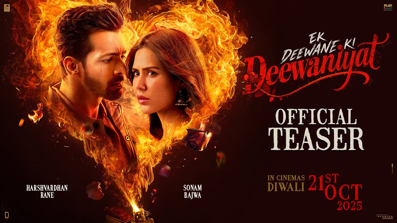 Ek Deewane Ki Deewaniyat - Official Teaser | Harshvardhan & Sonam | Coming to Cinemas 21 Oct 🎥