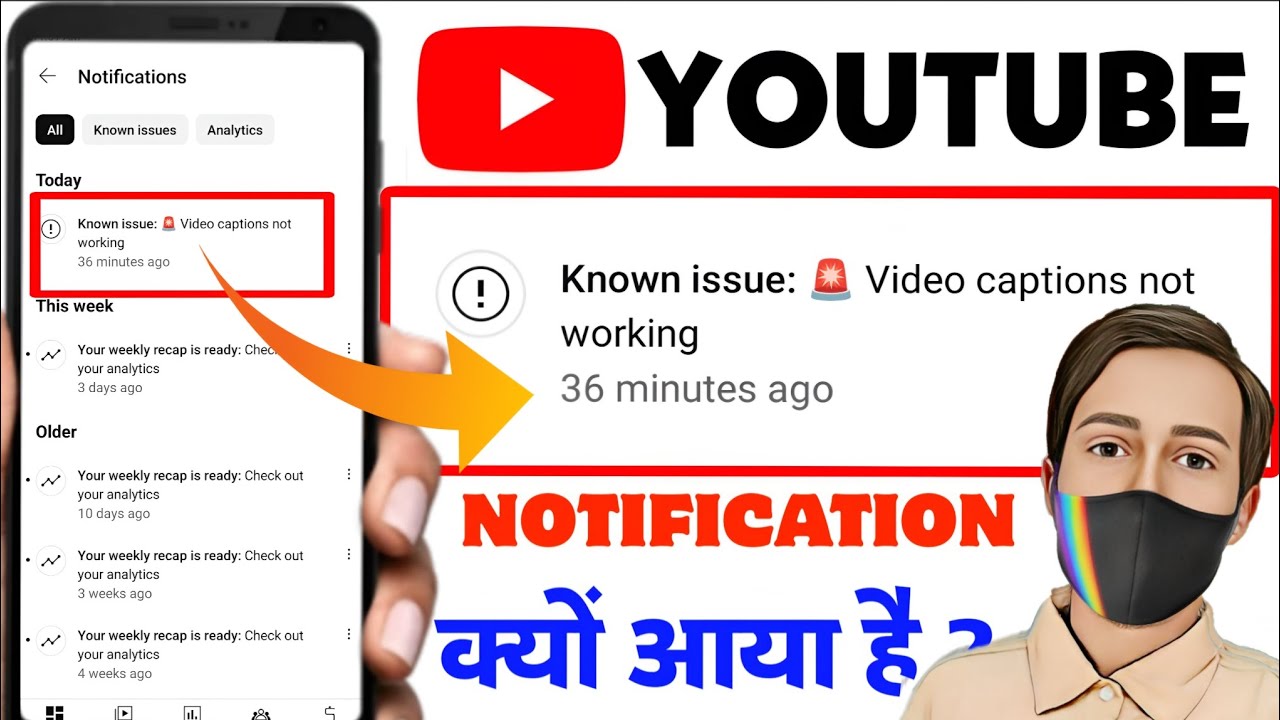 YT Studio Issue: Video Captions Not Working π¨