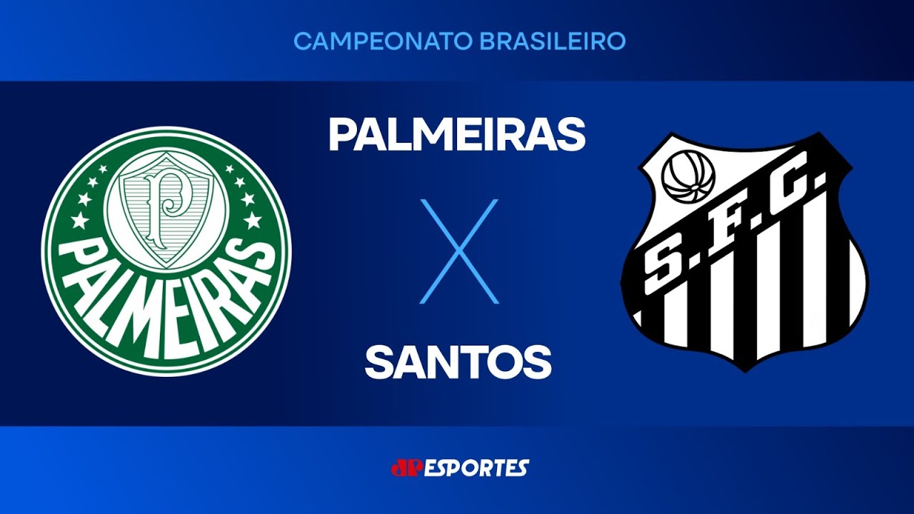 Palmeiras vence Santos por 2-0 no Brasileirão em 06/11/2025 ⚽