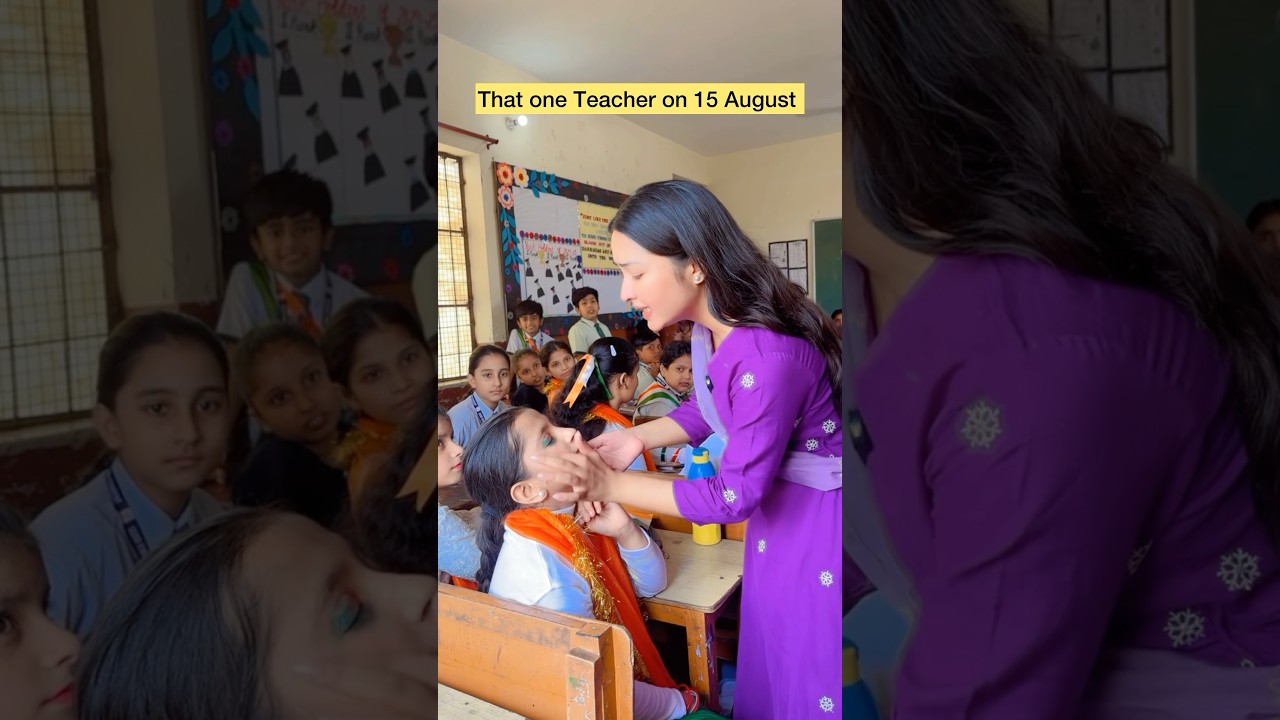 Teacher's Funny Moment on August 15 😂