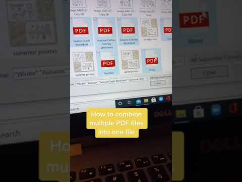 Combine PDF files in this easy step! For KDP self-publishing or creating digital files to sell.