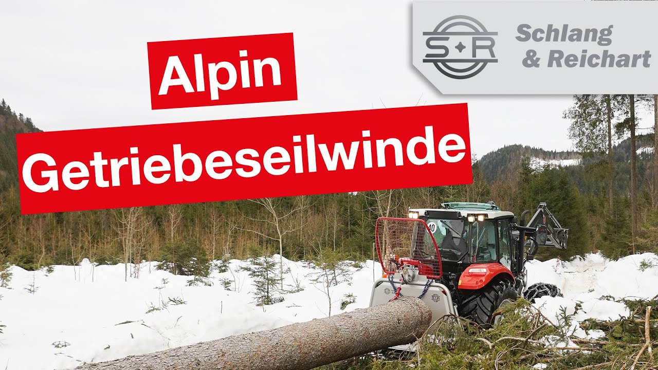 Schlang & Reichart Alpin Getriebeseilwinden – Perfekt für Semiprofi & Waldbauern 🌲