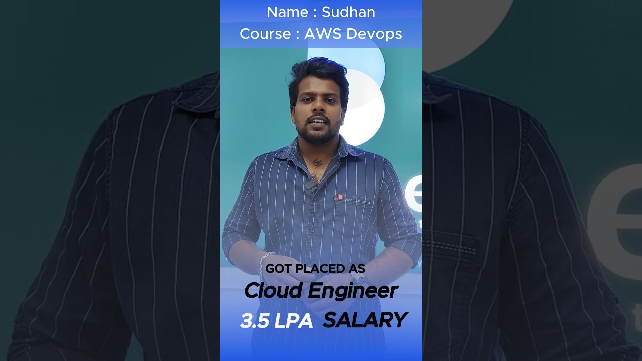 Sudhan Secures Cloud Engineer Role 🎉