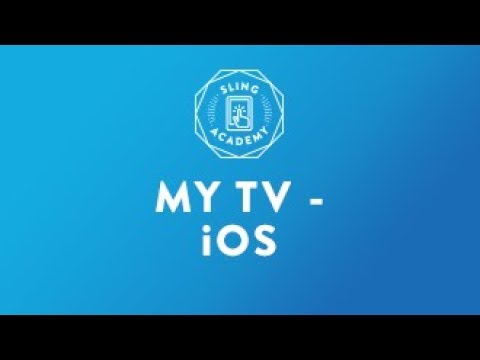 Sling TV My TV on iOS: Customizable Viewing 📺