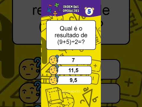 Contas MATEMÁTICAS - Quiz de Matemática! #quiz #matematica #calculomental #matemáticabásica