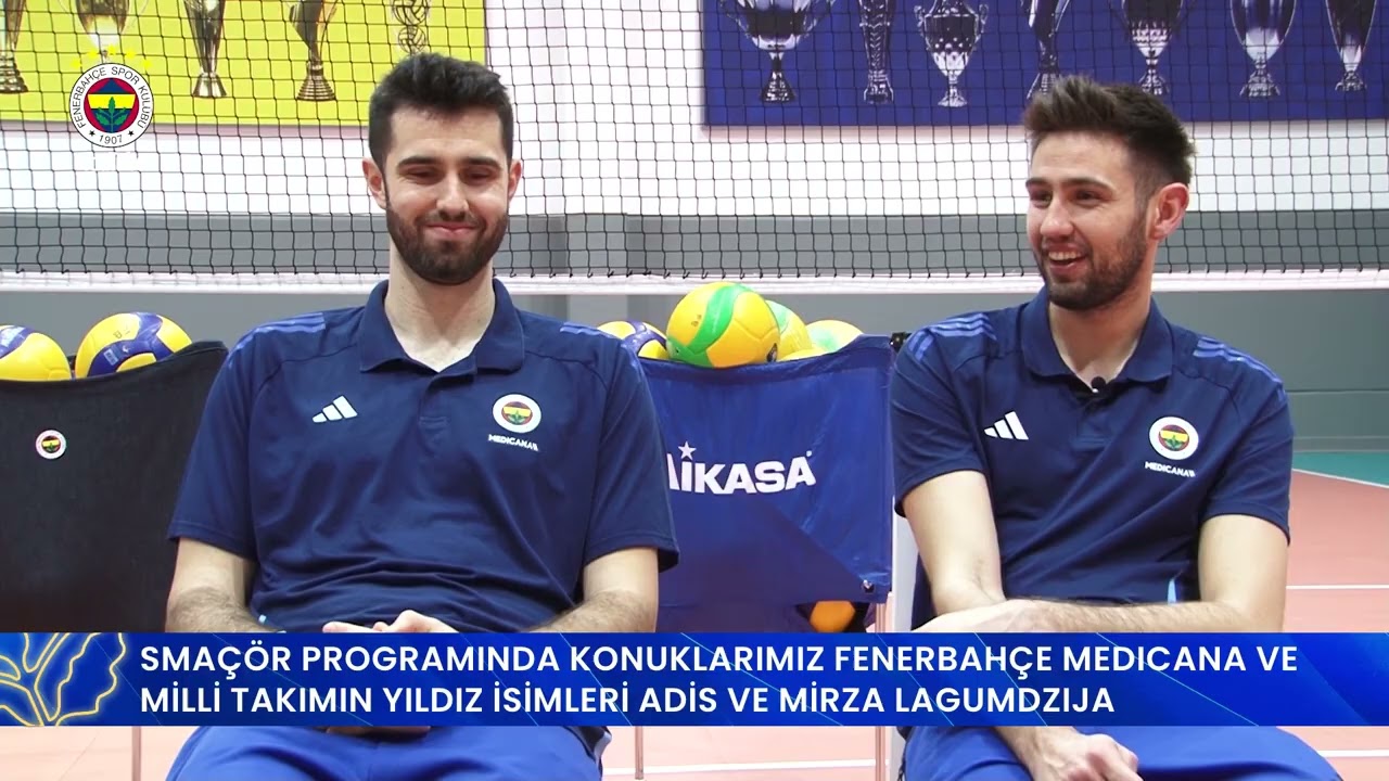 Fenerbahçe Medicana ve Milli Takımın Yıldızları Adis ile Mirza Lagumdzija Smaçör Oluyor! 🔵