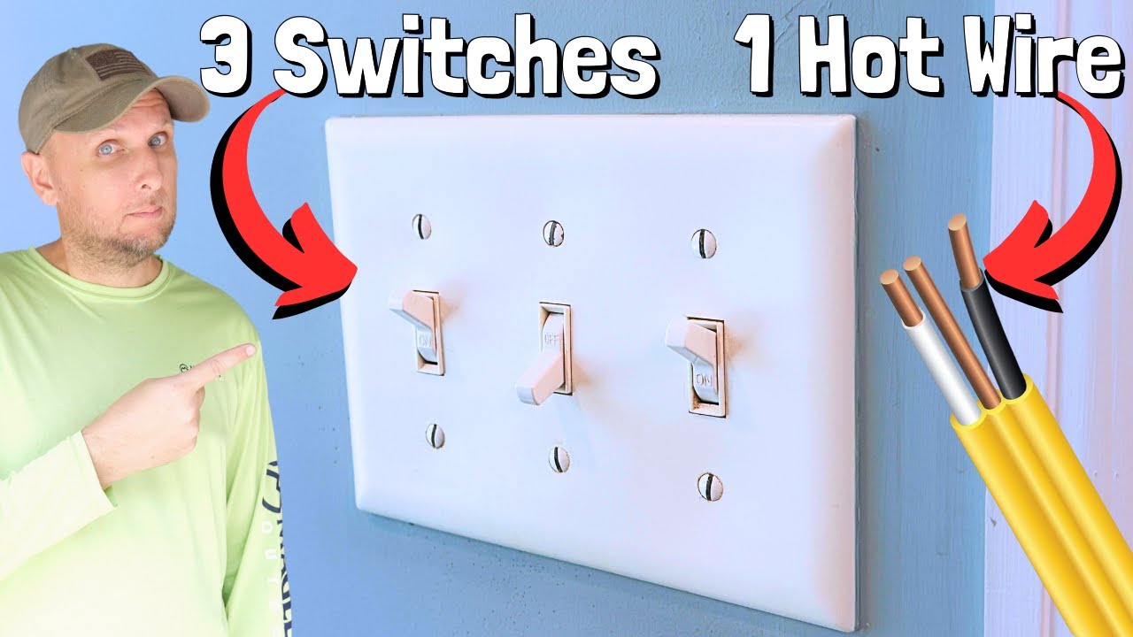 Wiring Multiple Switches with Just One Hot Wire π