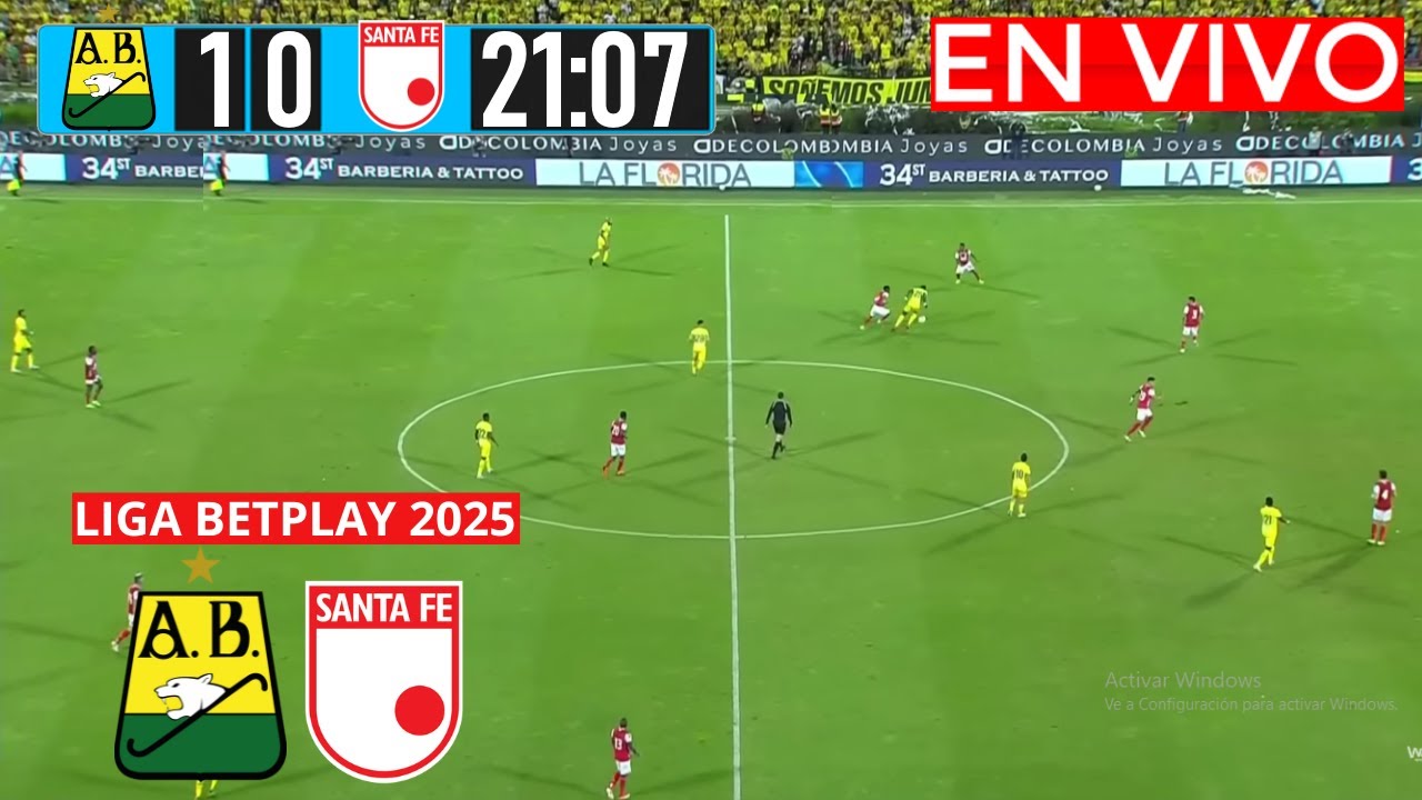 Bucaramanga vs Santa Fe en Vivo Hoy 🔴 Liga Betplay 2025