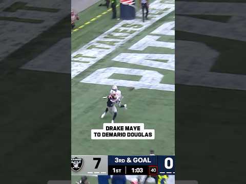 Drake Maye Hits Demario Douglas for First TD of the Season!