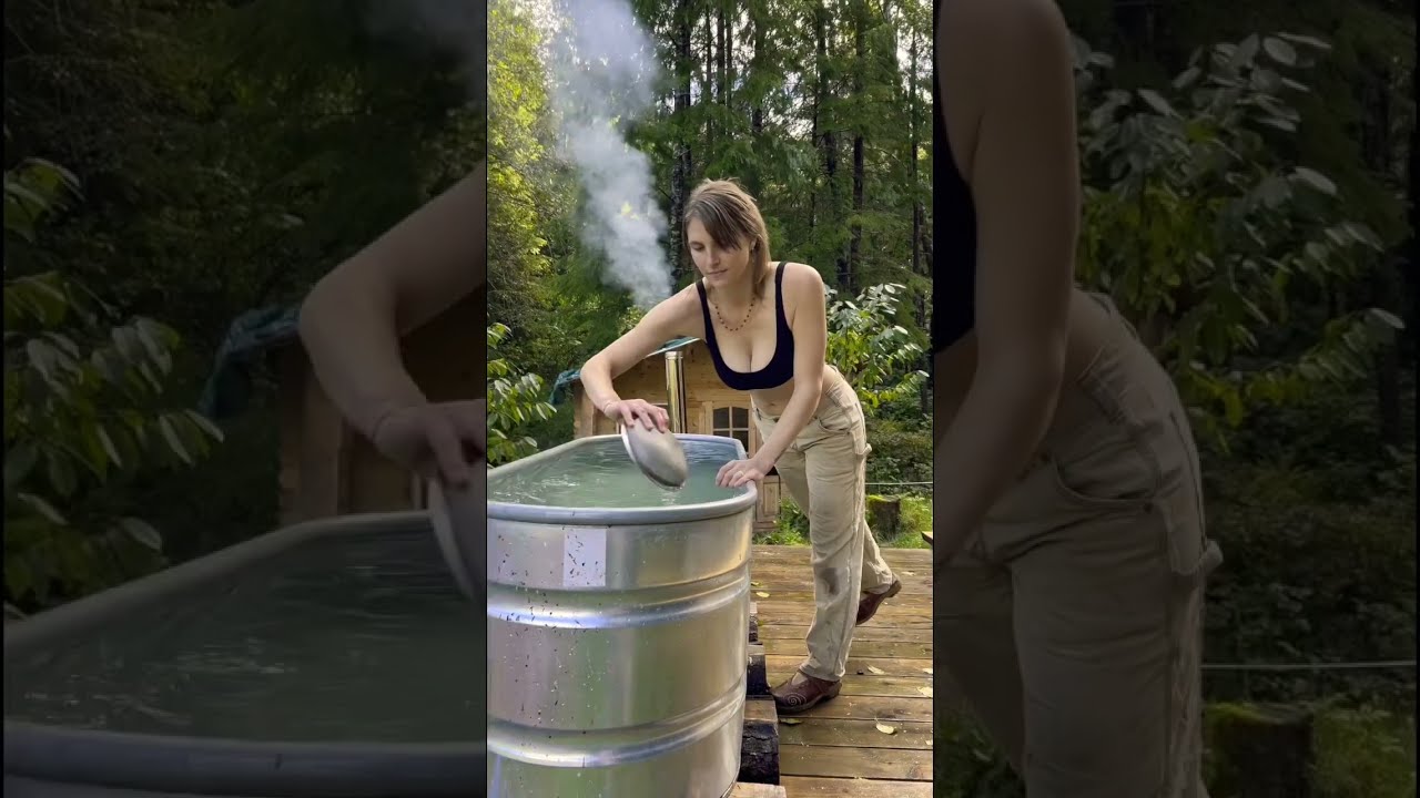 Off-Grid Wood-Fired Hot Tub 🌿 | Part 2