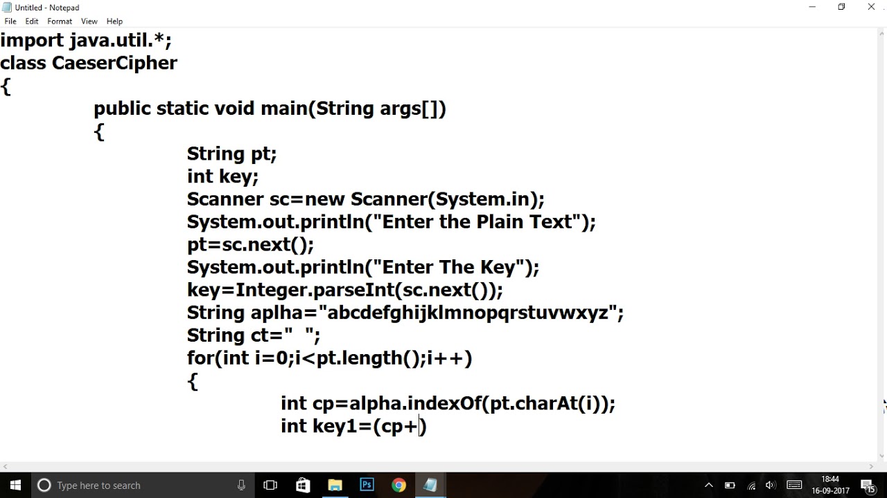 Learn Network Security with Caesar Cipher & Decryption Techniques 🔐