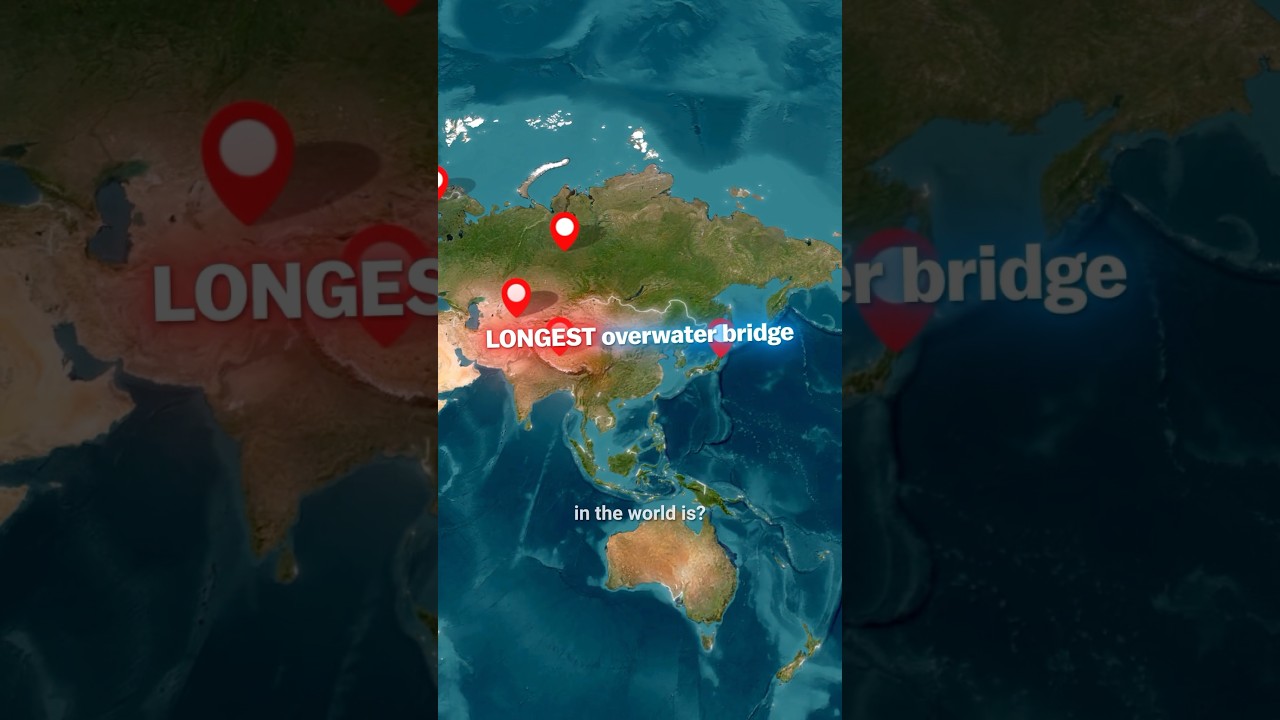 Longest Overwater Bridge in the World 🌊