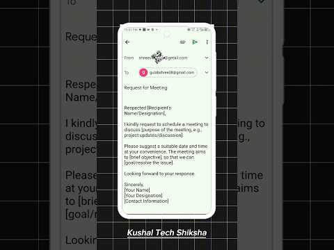 Mobile से Email भेजना सीखें mobile se email kaise bheje how to send email from mobile