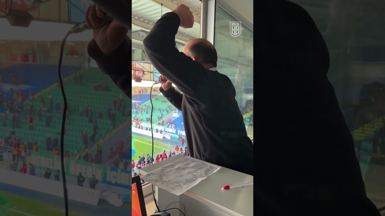 Gergin Gol Anonsu Rizespor Maçında 📢