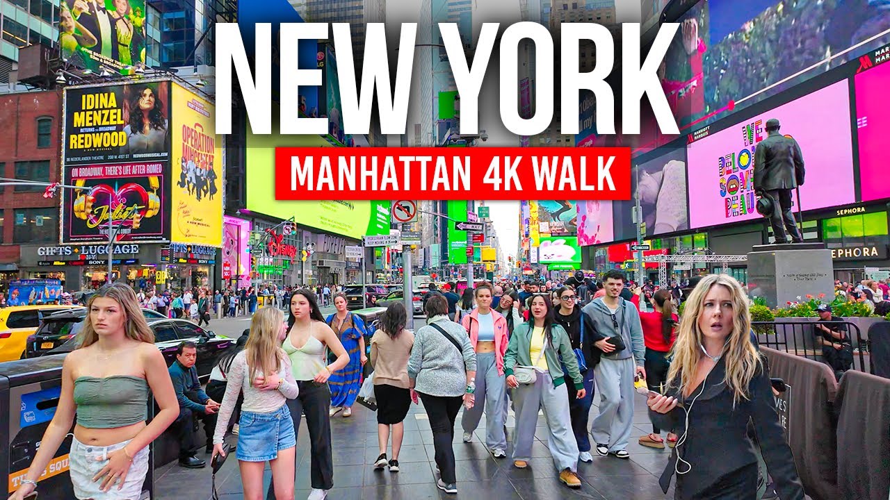 NEW YORK, USA 🇺🇸 Walking Through Manhattan’s Magic | 4K Walking Tour