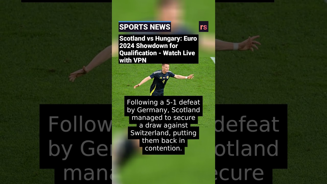 Scotland vs Hungary: Euro 2024 Qualifier Live πͺπΊ