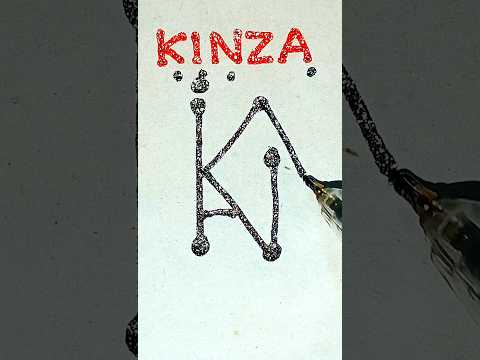 kinza malik logo design #graphicdesign #viralreels