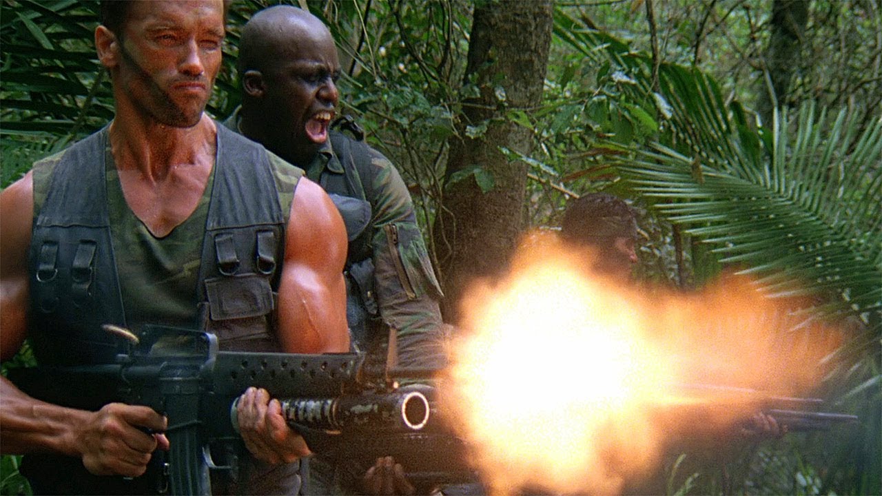 Predator (1987) Jungle Shooting Scene 🎯