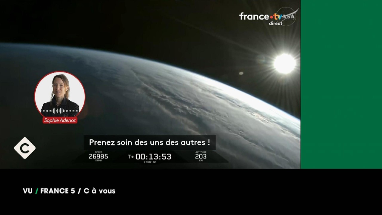 VU du 14/02/2026 : Sophie Adenot : "Prenez soin des uns des autres !"