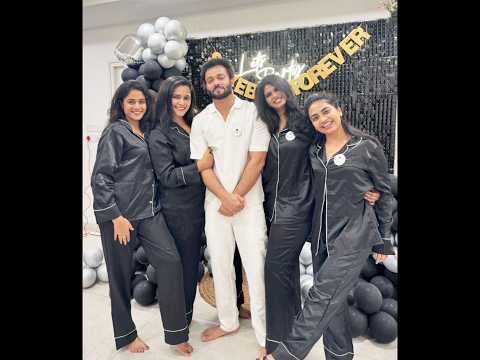 Mamagaru Serial Actor Akarsh Byramudi Enjoying Bachelor Party with his Friends