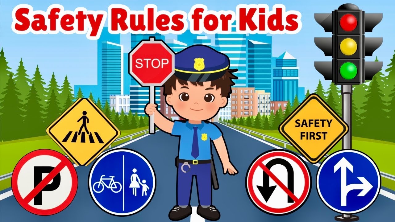 Safety Rules for Kids + Fun Quiz 🛡️
