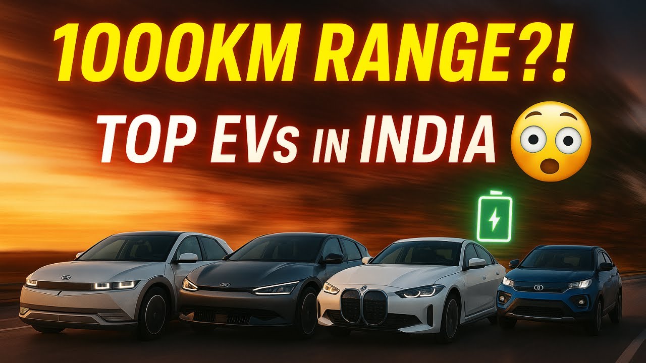 Top 10 Longest-Range Electric Cars in India 2025 🚗